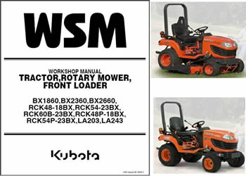 Kubota RCK48-18BX Tractor Service Repair Manual