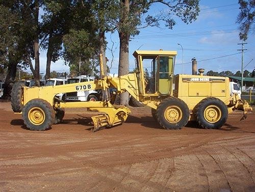John Deere 670B 672B 770B Motor Grader Service Repair Manual TM1453